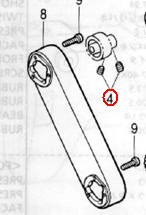 014770622 Set Screw Socket(Cp)Sm6.35 Brother Bas-341F, Bas-342F, Electronic Pattern Sewer Machine Spare Part