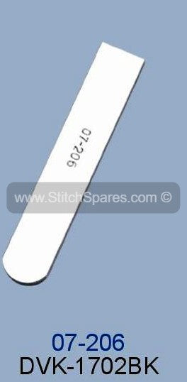 07-206 चाकू (ब्लेड) कंसाई स्पेशल डीवीके-1702 बीके सिलाई मशीन