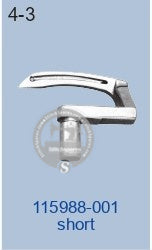 115988-001 SHORT LOOPER BROTHER DT6-962  (316) SEWING MACHINE SPARE PART