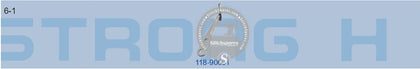 118-90001 LOOPER GUARD REAR JUKI MO-2404 MO-2414  MO-2416  MO-2400  MO-2504 SEWING MACHINE SPARE PARTS