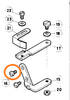 1202 Screw Pegasus ETS32L Left Hand Overlock Sewing Machine Spare Part