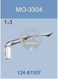 124-81107 अपर लूपर जुकी एमओ-3304 सिलाई मशीन स्पेयर पार्ट्स