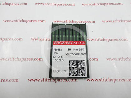 134 / DPX5 / 135X5 / 135X7 55/07 Groz Beckert Industrial Sewing Machine Needles  Buy Any Sewing Machine Spare Part online at StitchSpares.com | Fast Delivery | 24x7 Chat Support | Best Quality | If You Could not able to find your part Chat with Us. we will help you to find your part.