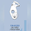STRONGH 138-81255 JUKI LK-1952 , 1953 , 1954 , MOL-254 , 2 NEEDLE AUTOMATIC BELT LOOP SEWING MACHINE SPARE PART