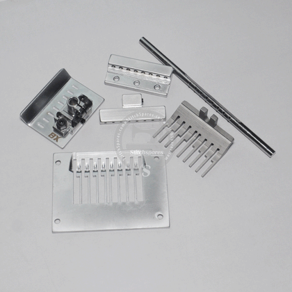 1404 GAUGE SET 8-Needle 14 (1404 x 8N x 14) For KANSAI DFB-1404 Multi-Needle Elastic and Tape Attaching Machine