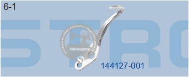 144127-001 LOOPER GUARD REAR BROTHER MA4-B551 (5-THREAD)  EF4-B511 (3-THREAD) SEWING MACHINE SPARE PART