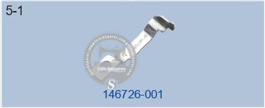 146726-001 LOOPER GUARD FRONT BROTHER MA4-B551 (5-THREAD)  EF4-B511 (3-THREAD) SEWING MACHINE SPARE PART