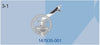 147935-001 UPPER SPREADER BROTHER MA4-B551 (5-THREAD)  EF4-B511 (3-THREAD) SEWING MACHINE SPARE PART