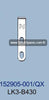 152905-001 Knife (Blade) Brother LK3-B430 Sewing Machine