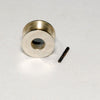 152C1-19 + 17C15-106 Front Pulley and Pin For Belt Eastman 625, 627, 629, Blue Streak, Straight Knife Cloth Cutting Machine
