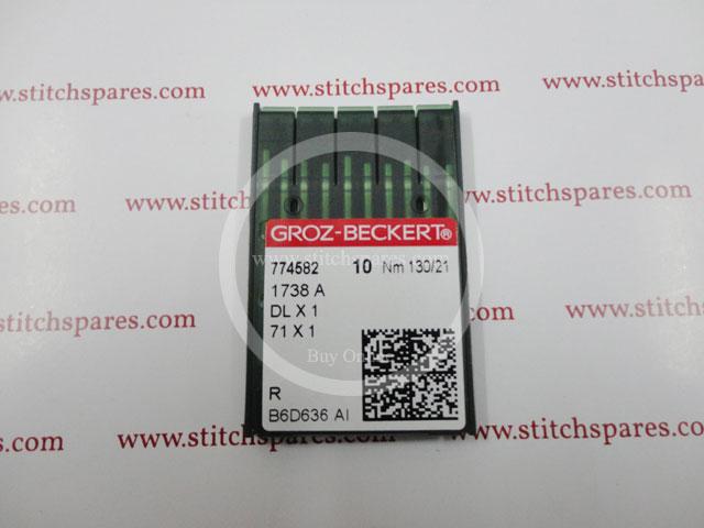 1738A / 71X1 / 287WH / 16X95 130/21 Groz Beckert Industrial Sewing Machine Needles  Buy Any Sewing Machine Spare Part online at StitchSpares.com | Fast Delivery | 24x7 Chat Support | Best Quality | If You Could not able to find your part Chat with Us. we will help you to find your part.