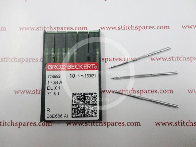 1738A / 71X1 / 287WH / 16X95 130/21 Groz Beckert Industrial Sewing Machine Needles  Buy Any Sewing Machine Spare Part online at StitchSpares.com | Fast Delivery | 24x7 Chat Support | Best Quality | If You Could not able to find your part Chat with Us. we will help you to find your part.