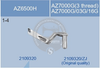 2109320 UPPER LOOPER YAMATO AZ-6500H AZ-7000G (3-THREAD) AZ-7000G-03G-16G SEWING MACHINE SPARE PARTS