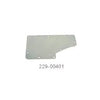 # 229-00401 # 22900401 Placa lateral para piezas de repuesto para máquinas de coser industriales JUKI DDL-8100, DDL-8300, DDL-8500, DDL-8700