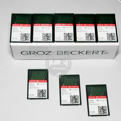 251 EU  LWX251 EU  #9014 RS  EM (#728122) Groz Beckert Sewing Machine Needle