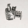 W500 Feed Dog Set PEGASUS (Número de pieza: 257207-16F / 257259-16F) Flatlock (Interlock) Piezas de repuesto para máquina de coser