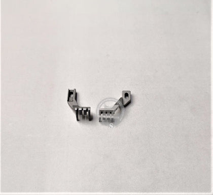 257258-16F257206-16F dientes para pegasus W561, W562, W1562, WT562, Máquina de coser de enclavamiento plano