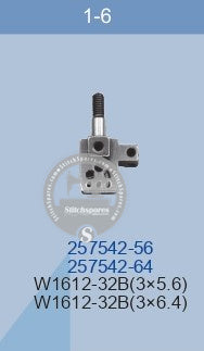 257542-56  257542-64 NEEDLE CLAMP PEGASUS -W1612-32B (3--5.6)  W1612-32B (3--6.4) SEWING MACHINE SPARE PART