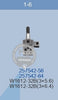 257542-56  257542-64 NEEDLE CLAMP PEGASUS -W1612-32B (3--5.6)  W1612-32B (3--6.4) SEWING MACHINE SPARE PART
