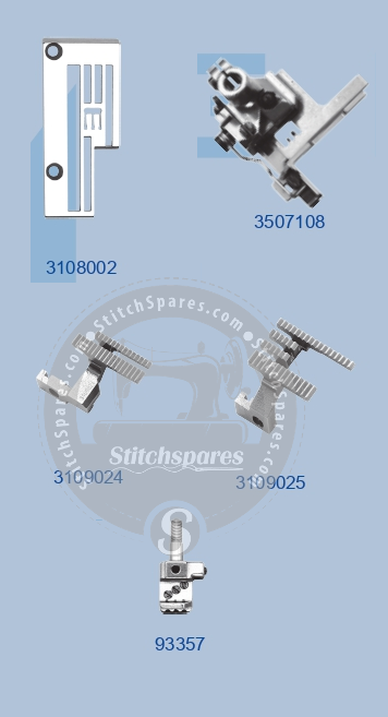 3108002 गेज सेट यामाटो वीजी-2735-156एम (3×5.6) सिलाई मशीन स्पेयर पार्ट