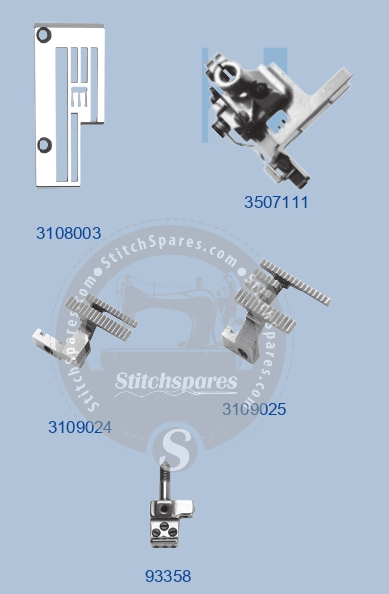 3108003 GAUGE SET YAMATO VG-2735-164M (3X6.4) SEWING MACHINE SPARE PART