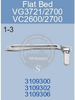 3109300, 3109302, 3109306 FLATBED  YAMATO VG-3721-2700 VC-2600-2700 SEWING MACHINE SPARE PARTS