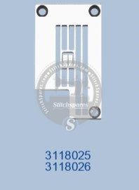 3118025 नीडल प्लेट यामाटो वीजी-3711-156एम (3×5.6) सिलाई मशीन स्पेयर पार्ट