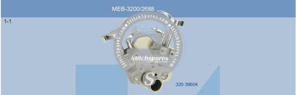320-39604 LOOPER FITTING BASE JUKI MEB-3200-2688 Sewing Machine Spare Parts