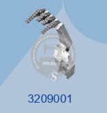 3209001 फीड डॉग यामाटो VF-2200-140M (2×4.0) सिलाई मशीन स्पेयर पार्ट