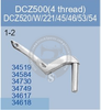 34519, 34749, 34584, 34617, 34730, 34618 UPPER LOOPER YAMATO DCZ-500 (4-THREAD) DCZ-520-W-221-45-46-53-54 SEWING MACHINE SPARE PARTS