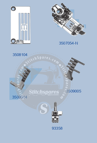 3508104 GAUGE SET YAMATO VG-2700-164M (3X6.4) SEWING MACHINE SPARE  