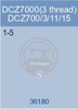 36180 UPPER LOOPER YAMATO DCZ-7000 (3-THREAD) DCZ-700-3-11-15 SEWING MACHINE SPARE PARTS