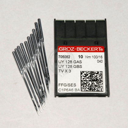 705062 UY 128 GAS / UYX128 GBS / TVX3 100/16  FFG / SES  Groz Beckert Sewing Machine Needle