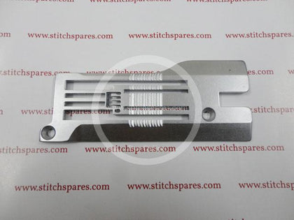 3238001 Stitch Plate 6.0 Yamato VFK-2560 Flatbed Flatseamer Industrial Sewing Machine Part  Guaranteed to fit in following sewing mahine :-  YAMATO VFK-2560 4 Needle 6 Thread Flatbed Flatseamer Both Cut with Active Thread Control with Automatic Thread Chain Cutter (Horizontal Type), Lint Collection Pipe and Air-operated Pressor Foot Lifter
