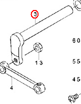 400-22003 Upper Feed Driving Shaft for Juki DU-1181N