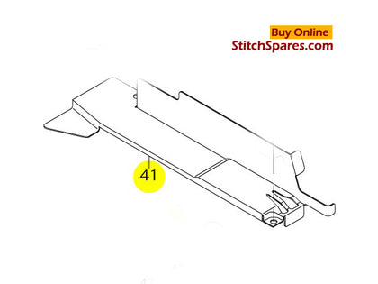 400-62490 Knife Plate Cover Genuine Juki T041S  Pneumatic Side Cutter