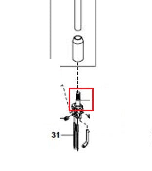 4309103 Needle Clamp for Yamato VT-2500