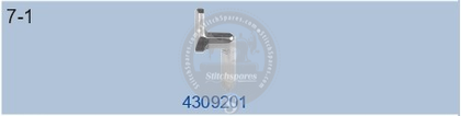 4309201 LOOPER GUARD FRONT YAMATO FLAT BED VT-1500 SEWING MACHINE SPARE PARTS