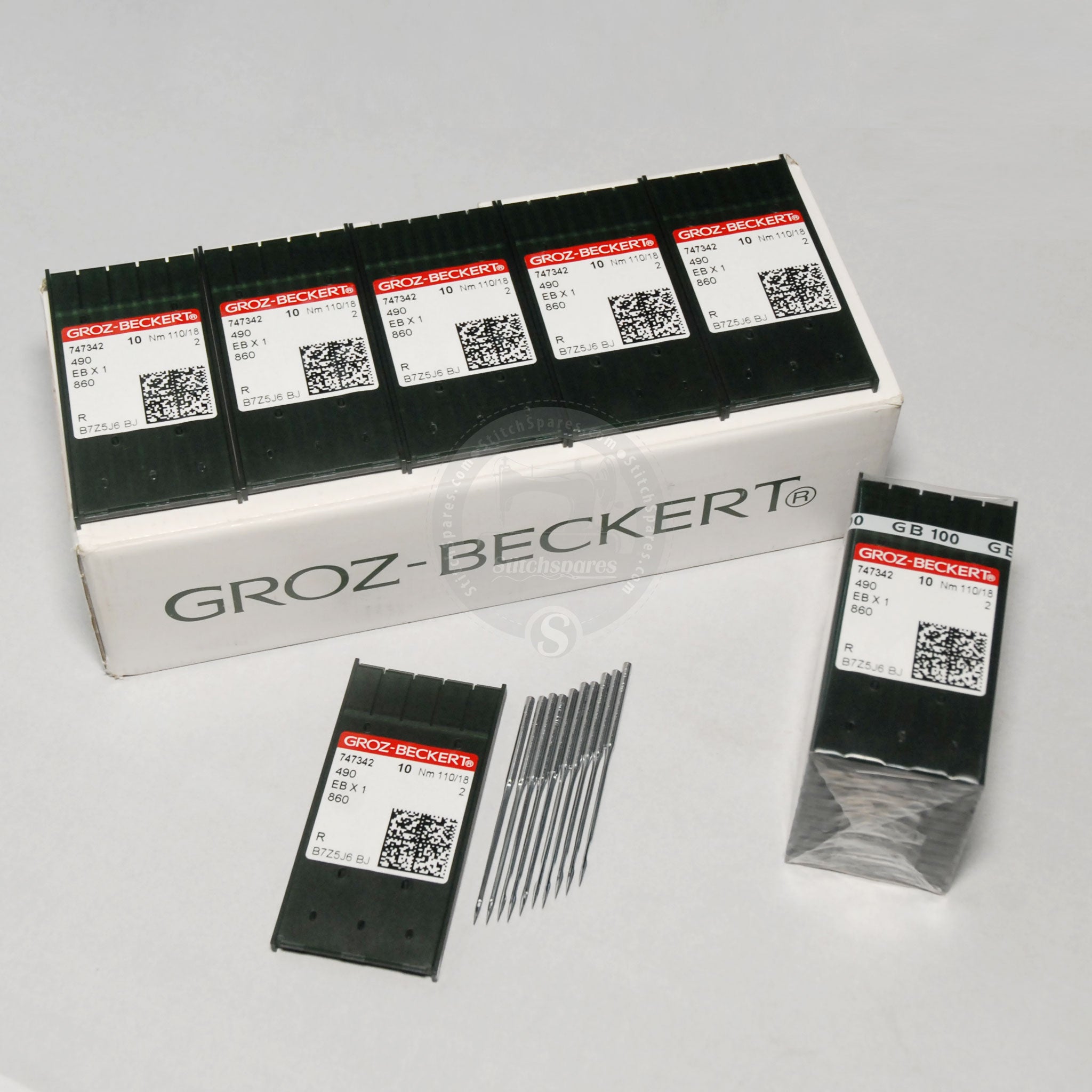 490 860 2331 EBX1 11018 Aguja para máquina de coser Groz Beckert