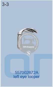 557002872A -LEFT EYE LOOPER DURKOPP-558, 559, 578, 579, 589 SEWING MACHINE SPARE PARTS
