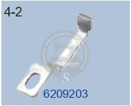 6209203 LOOPER GUARD FRONT YAMATO CZ-6000 (5-THREAD) CZ-6500 SEWING MACHINE SPARE PARTS