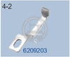 6209203 LOOPER GUARD FRONT YAMATO CZ-6000 (5-THREAD) CZ-6500 SEWING MACHINE SPARE PARTS