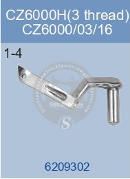 6209302 UPPER LOOPER YAMATO CZ-6000H (3-THREAD) CZ-6000-03-16 SEWING MACHINE SPARE PARTS