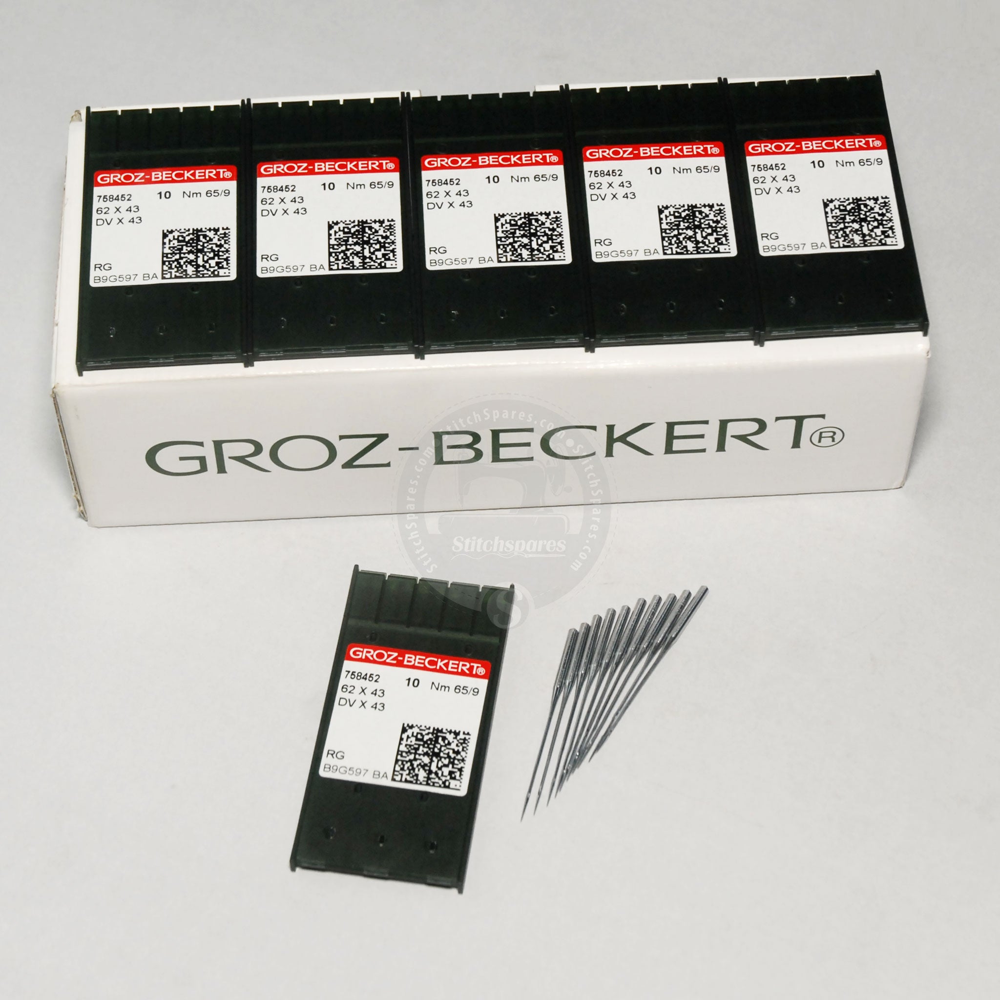 62X43 DVX43 6509 Aguja para máquina de coser Groz Beckert