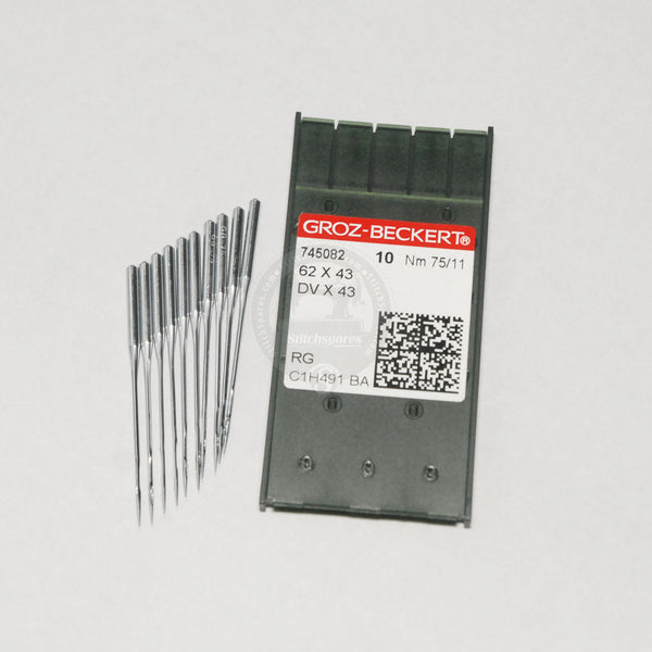 マイクロニードル 4 Groz Beckert Needle DVx43 62x43 (Flatlock / Interlock