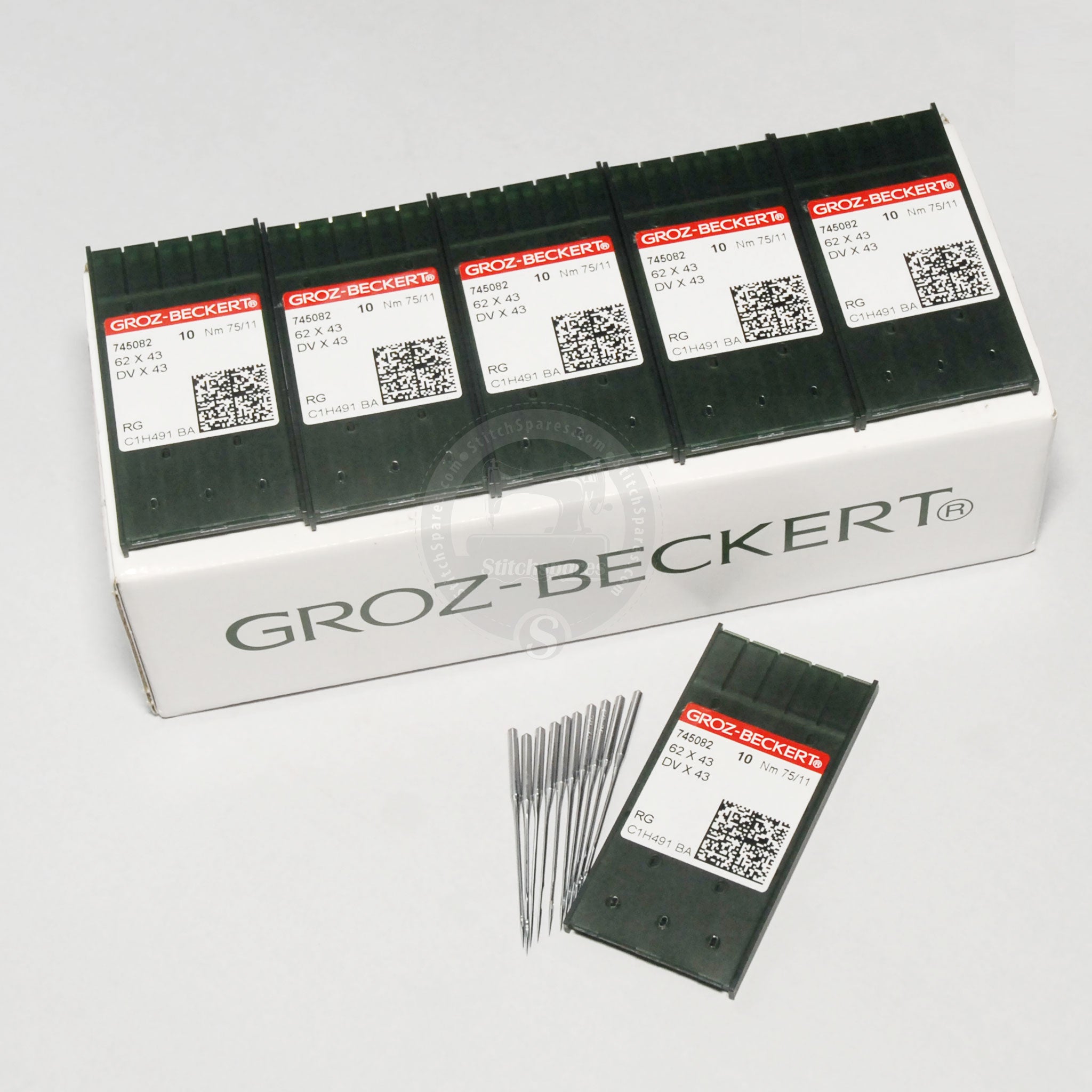 62X43 DVX43 7511 Aguja para máquina de coser Groz Beckert