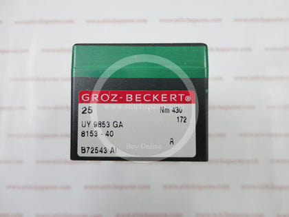 UY 9853 GA 8153 - 40 Groz Beckert Needle
