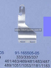 91-165505-05 333/335/337/461/463/469/481/483/487/489/1051/1053/1181/1183 Knife (Blade) Pfaff Sewing Machines