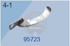 95723 LOOPER GUARD REAR YAMATO VF-2300M, VF-2400, VF-2500 SEWING MACHINE SPARE PARTS
