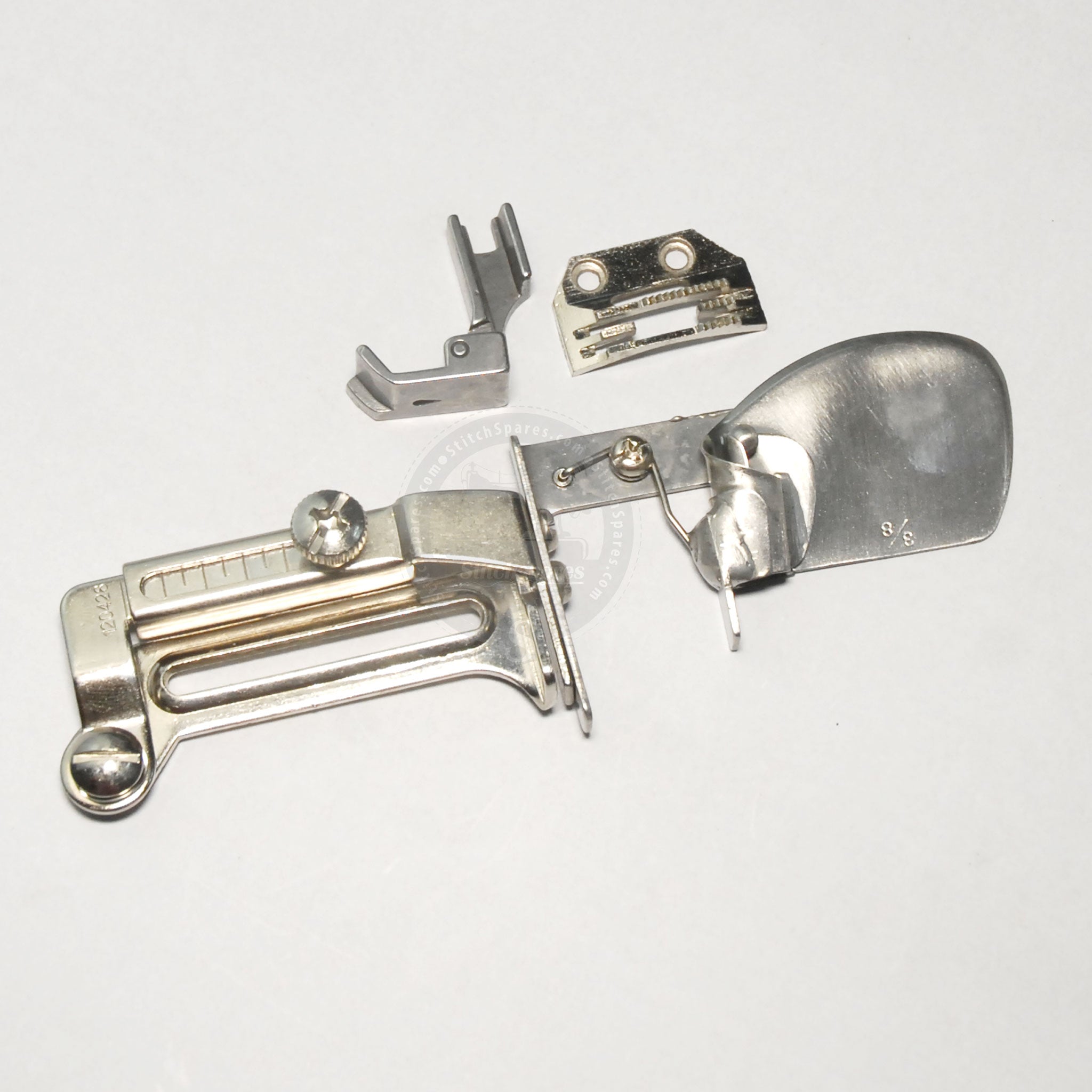 A70 / F504 Spring Type Swing Hemmer Folder With Gauge Set  (Single Needle Lock Stitch Machine)